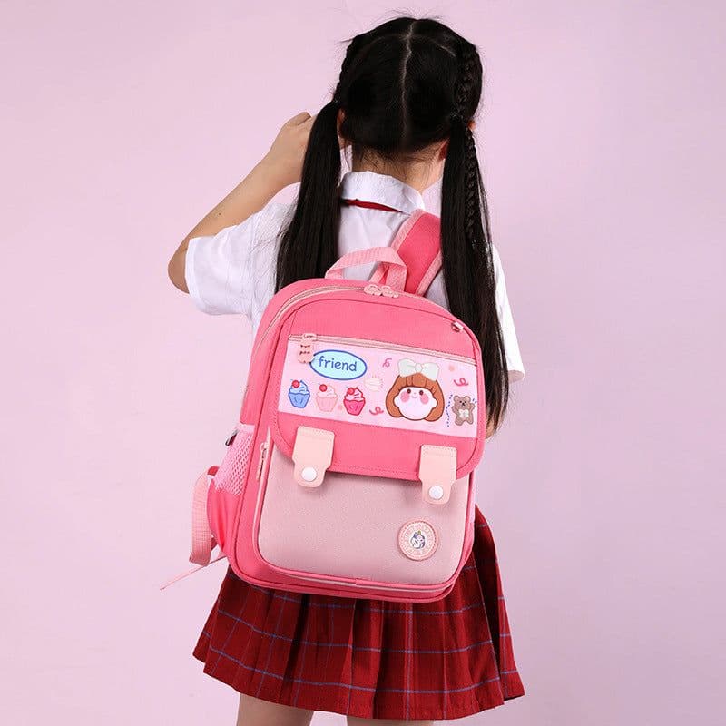 image-Large Class Preschool Cute Cartoon Boys And Girls Lightweight Primary Backpack