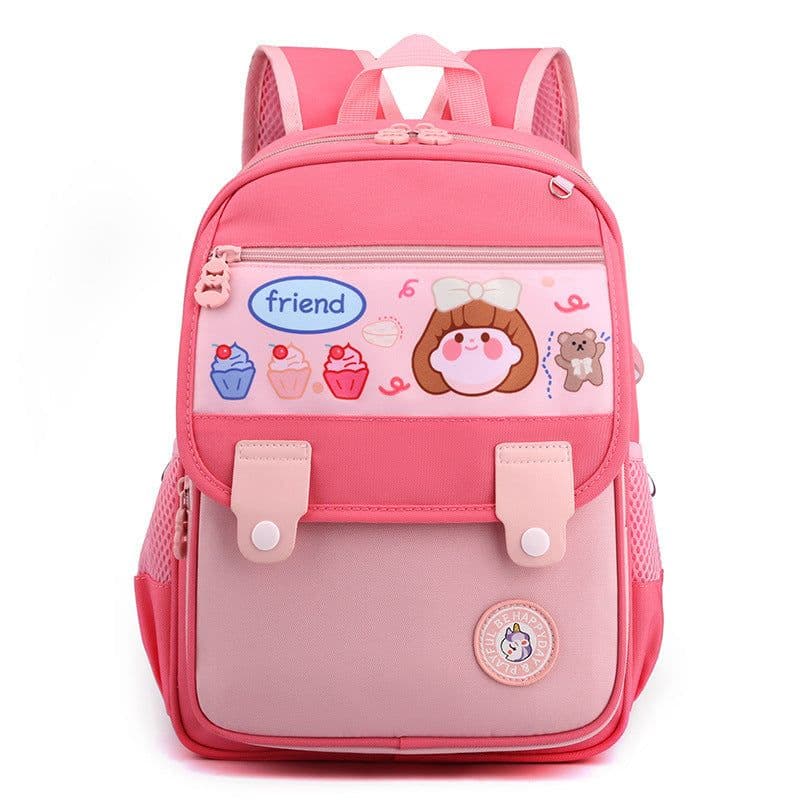 image-Large Class Preschool Cute Cartoon Boys And Girls Lightweight Primary Backpack