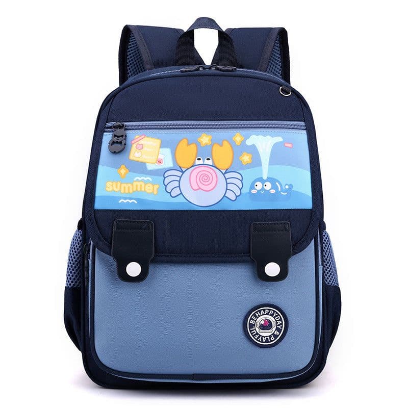 image-Large Class Preschool Cute Cartoon Boys And Girls Lightweight Primary Backpack