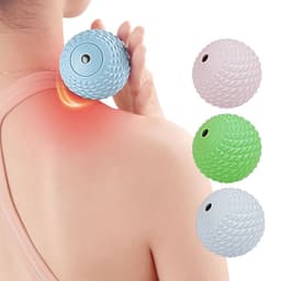 image-High-Quality Massage Ball For Pain Relief Back Massager Fitness Exercise Magnetic Massage Ball Massage Ball Set - Trigger Point Ball - Muscle Relief For Back, Neck, Shoulder, Foot Pain
