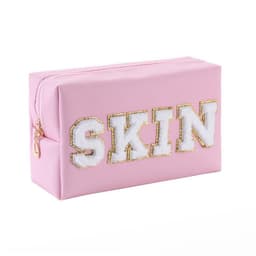 image-Towel Embroidery Letter Sticker Makeup Outdoor Travel Toiletry Bag