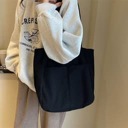 image-Women's Fashion Large Capacity Corduroy Shoulder Messenger Bag