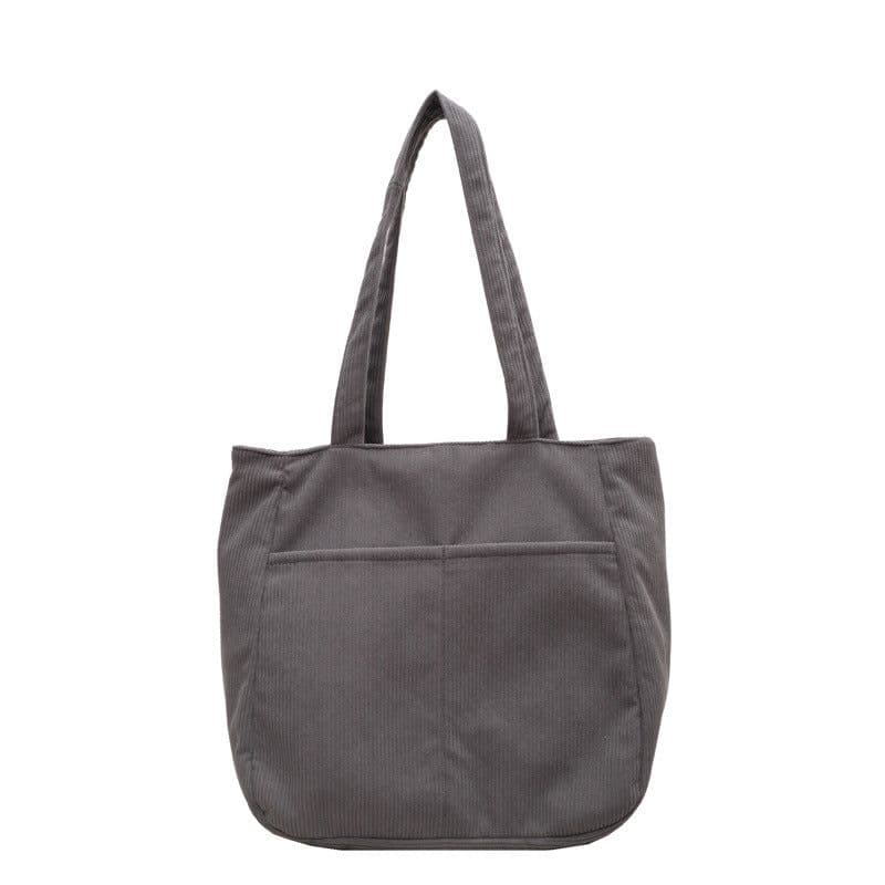 image-Women's Fashion Large Capacity Corduroy Shoulder Messenger Bag