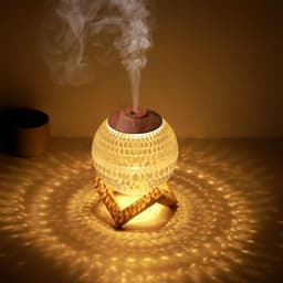 image-Household Bedroom Crystal Ball Humidifier Desktop