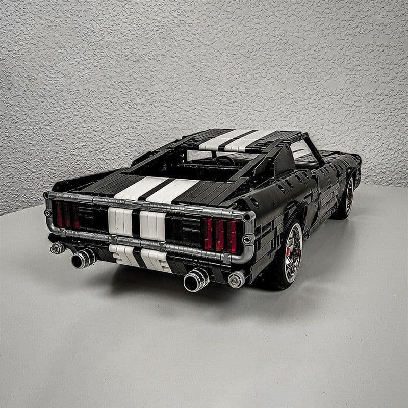 image-Children's Puzzle Sports Car Model Building Blocks Toy