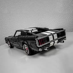 image-Children's Puzzle Sports Car Model Building Blocks Toy