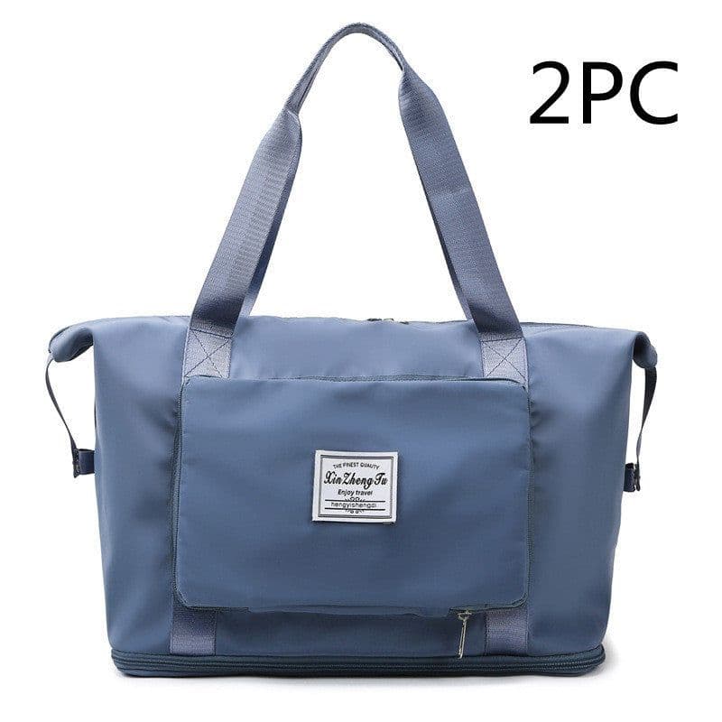 image-Large Capacity Short Trip Dry Wet Separation Fitness Swimming Hand Luggage Foldable Bag