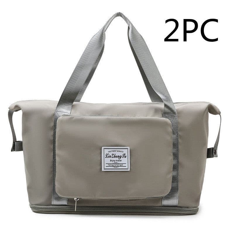 image-Large Capacity Short Trip Dry Wet Separation Fitness Swimming Hand Luggage Foldable Bag