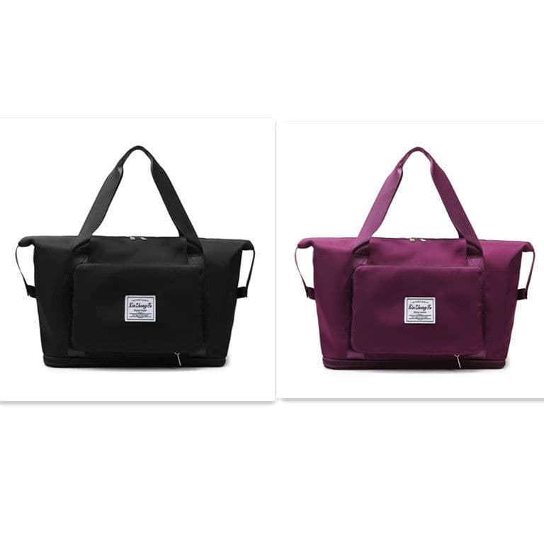image-Large Capacity Short Trip Dry Wet Separation Fitness Swimming Hand Luggage Foldable Bag