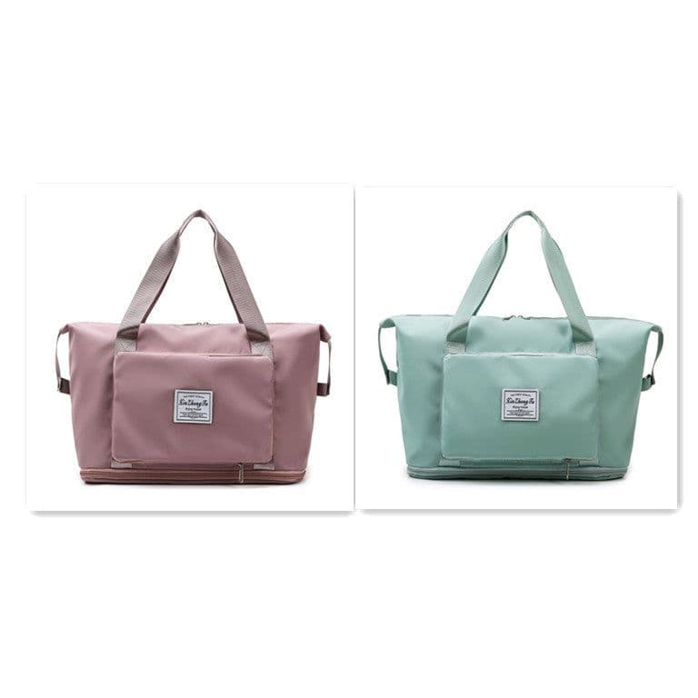 image-Large Capacity Short Trip Dry Wet Separation Fitness Swimming Hand Luggage Foldable Bag