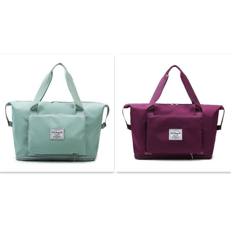 image-Large Capacity Short Trip Dry Wet Separation Fitness Swimming Hand Luggage Foldable Bag