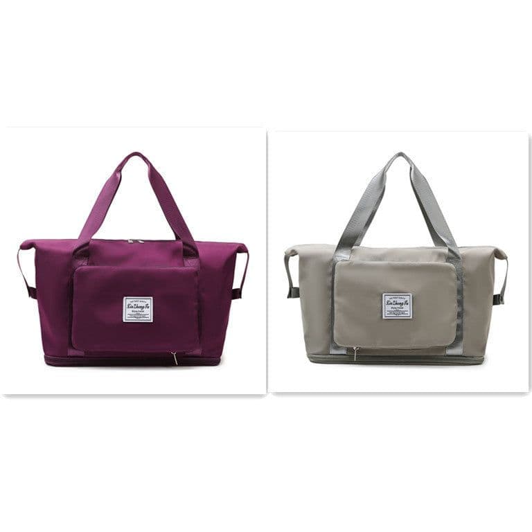 image-Large Capacity Short Trip Dry Wet Separation Fitness Swimming Hand Luggage Foldable Bag