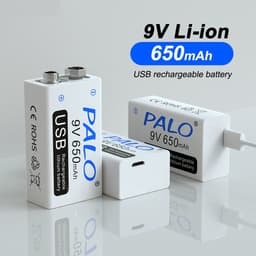 image-Nine Volt Multimeter Instrument Microphone Battery