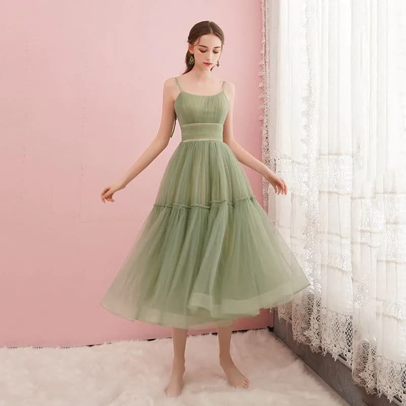 image-Super Fairy Mori Style Mid-length Small Dress