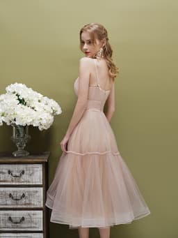 image-Super Fairy Mori Style Mid-length Small Dress
