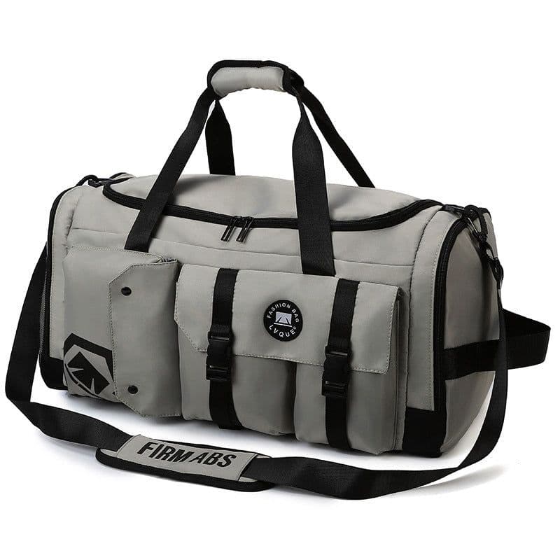 image-Portable Large Capacity Waterproof Travel Bag Shoulder Crossbody Fitness Bag