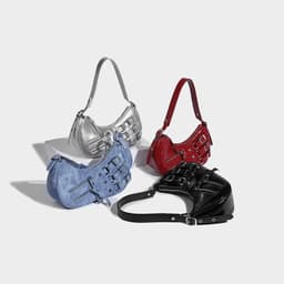 image-Denim Underarm Bag American Retro