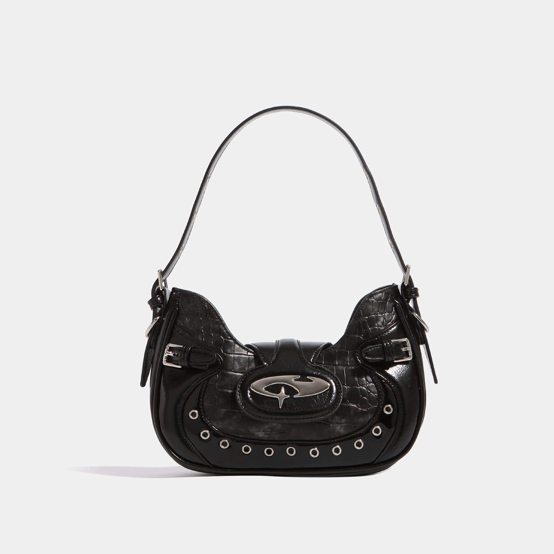 image-Motorcycle Bag Women's Underarm Shoulder Messenger Bag