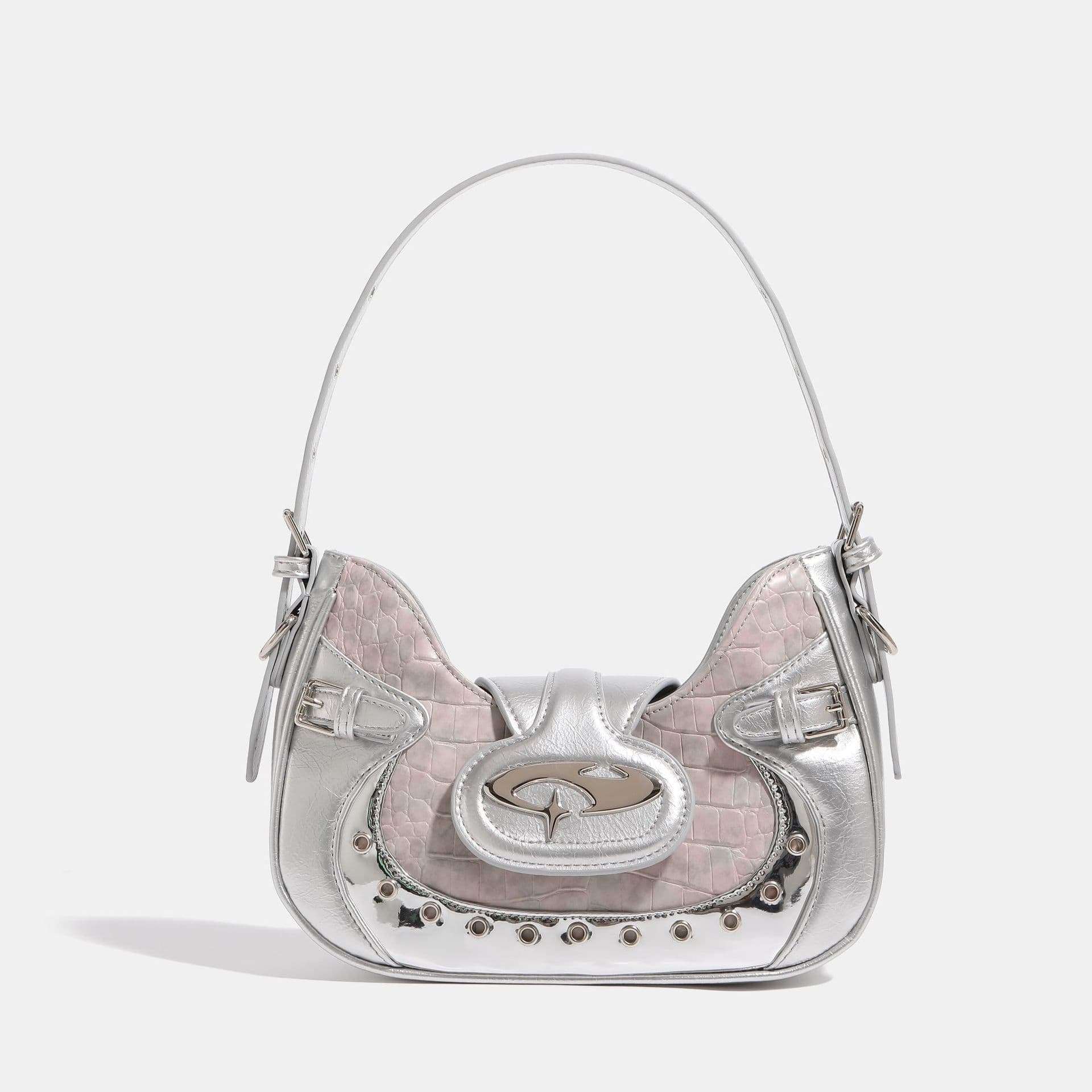 image-Motorcycle Bag Women's Underarm Shoulder Messenger Bag