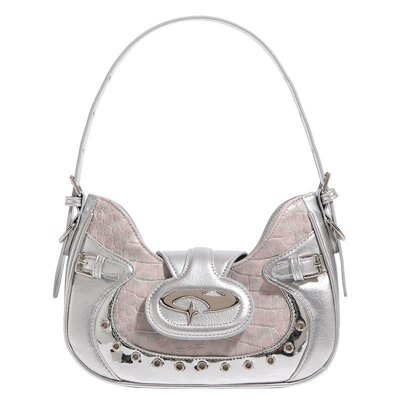 image-Motorcycle Bag Women's Underarm Shoulder Messenger Bag