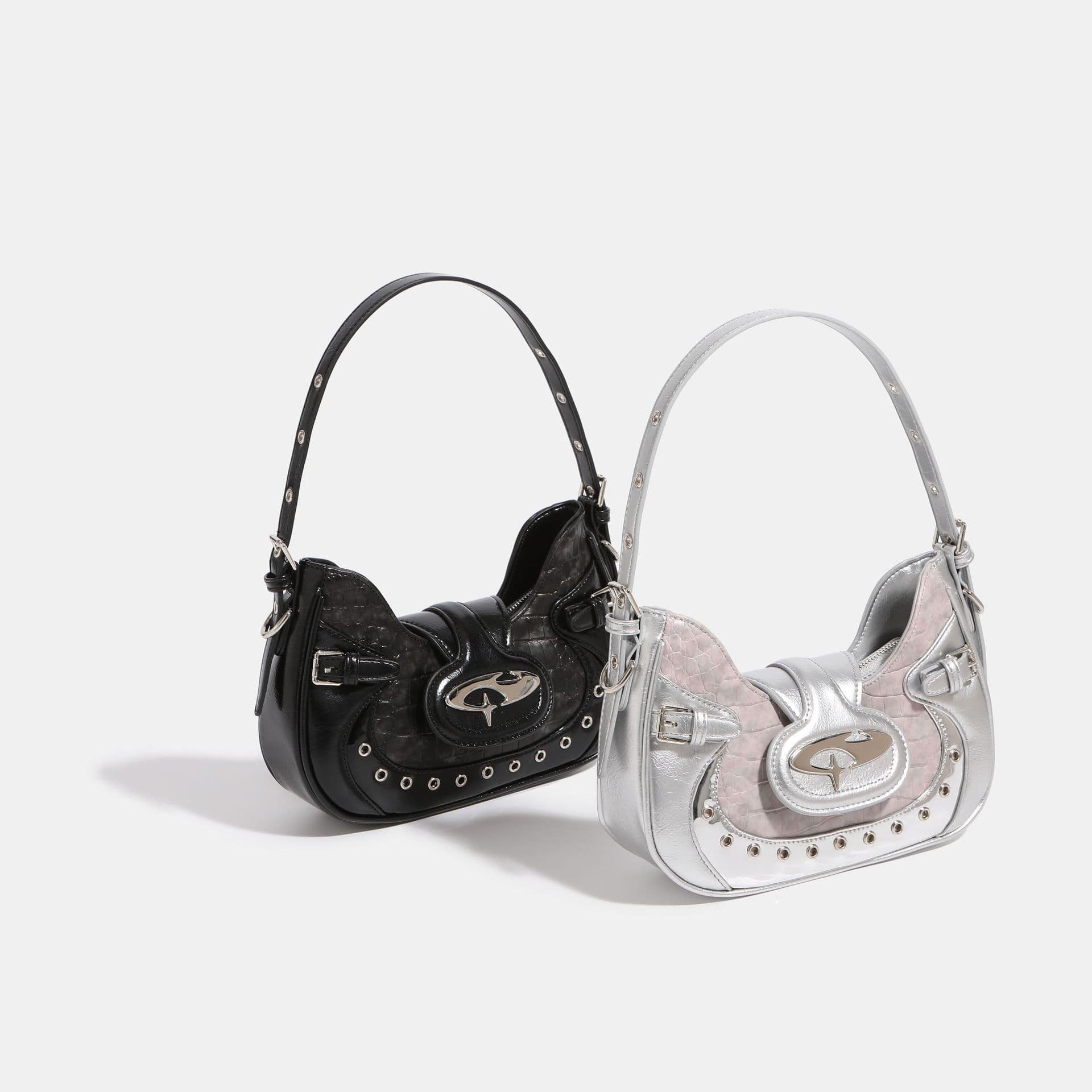 image-Motorcycle Bag Women's Underarm Shoulder Messenger Bag