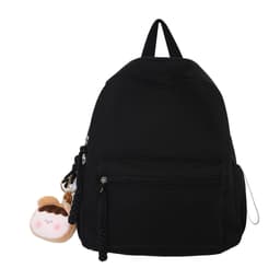 image-Women's Japanese Style Solid Color Raw Backpack Cute And Lightweight Travel