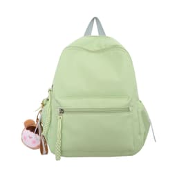 image-Women's Japanese Style Solid Color Raw Backpack Cute And Lightweight Travel
