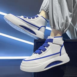 image-High-top Men's Autumn And Winter New Thick Bottom Heightened Easy Wear Shoes