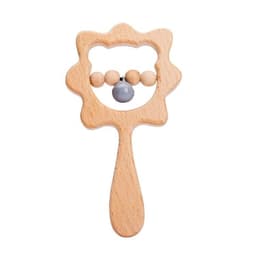image-Baby Hand-held Rattle DIY Soothing Wooden Toys