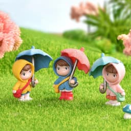image-Umbrella Girl Micro Landscape Gardening Landscaping Accessories