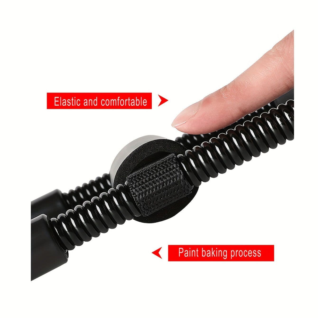 image-Arm Strength Training Tool, Adjustable Wrist Strengthener, Arm Muscle Trainer Hand Adjustable Strength Black Strengthener Men Arm Home Trainer Grip Finger Wrist Equipment Fitness Resistance Training