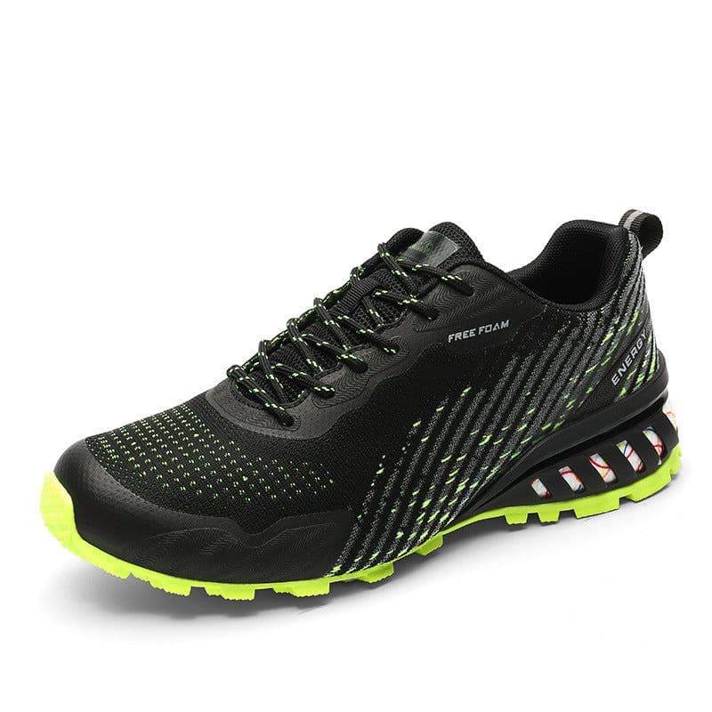 image-Spring New Men's Shoes Fashion Plus Size Outdoor Shock-absorbing Running Shoes Breathable
