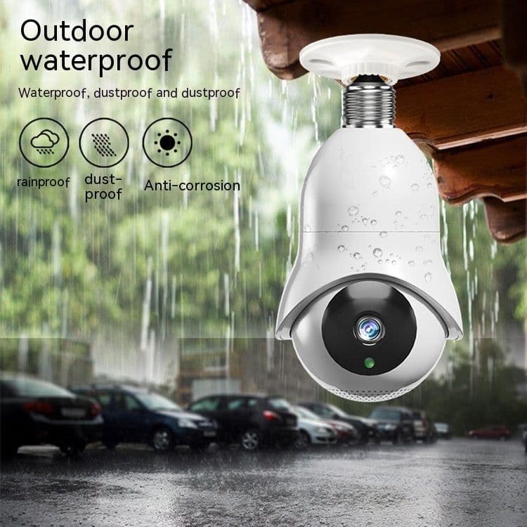 image-Dual Band Outdoor Night Vision High-definition Light Bulb Monitoring Wireless