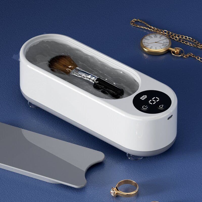image-Glasses Washing Machine Ultrasonic Display Household Portable Small Automatic Cleaning Device