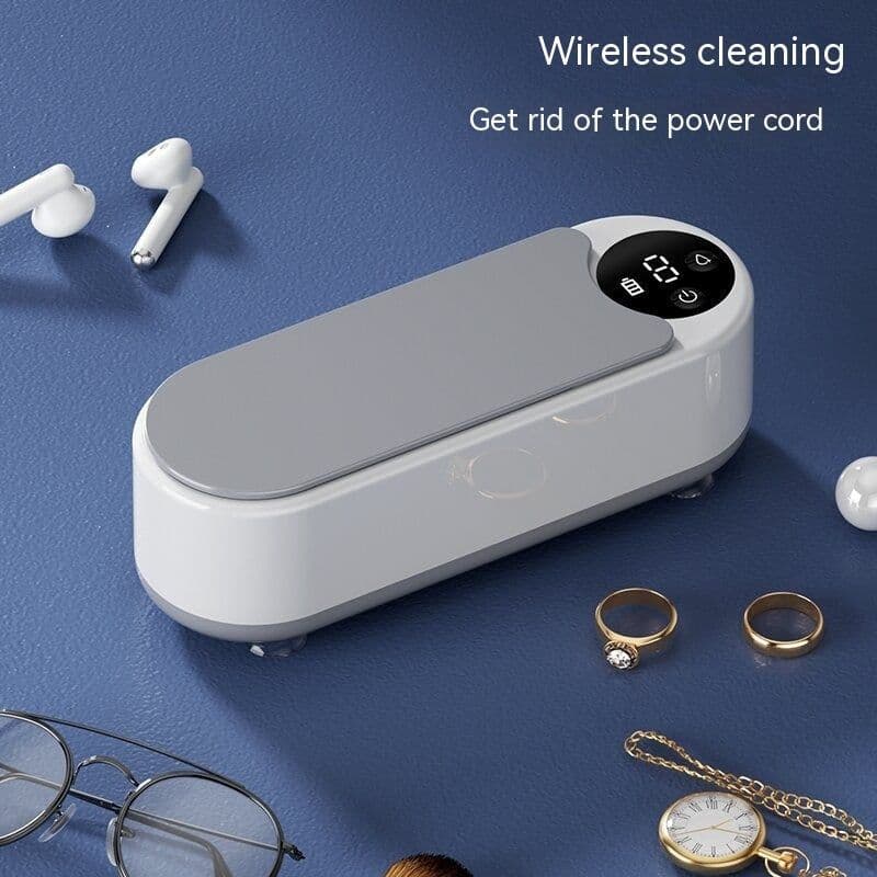 image-Glasses Washing Machine Ultrasonic Display Household Portable Small Automatic Cleaning Device