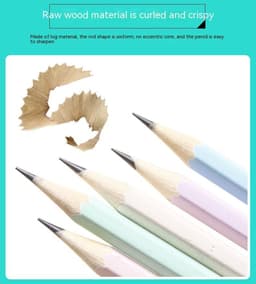 image-Basswood High-end Thermal Transfer Pencil Six Angle Rod Pencil