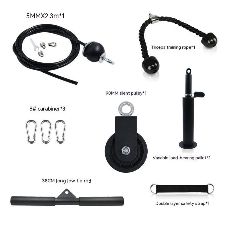 image-Fitness Equipment Pulley Suit Household