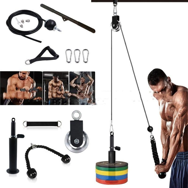 image-Fitness Equipment Pulley Suit Household