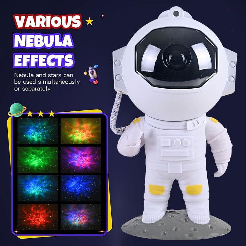 image-Galaxy Star Projector Starry Sky Night Light Astronaut Lamp Home Room Decor Decoration Bedroom Decorative Luminaires Gift
