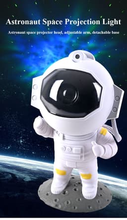 image-Galaxy Star Projector Starry Sky Night Light Astronaut Lamp Home Room Decor Decoration Bedroom Decorative Luminaires Gift