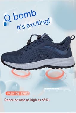image-Lightweight Breathable Middle-aged And Elderly Non-slip Soft Sole Shoes