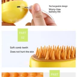 image-3 In 1 Cat Steam Brush Steamy Dog Brush Electric Spray Cat Hair Brushes For Massage Pet Grooming Comb Hair Removal Combs