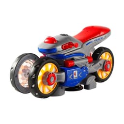 image-New Electric Deformation Motorcycle Stunt Rotating Universal Car Science Fiction Light Music Children Toy Car