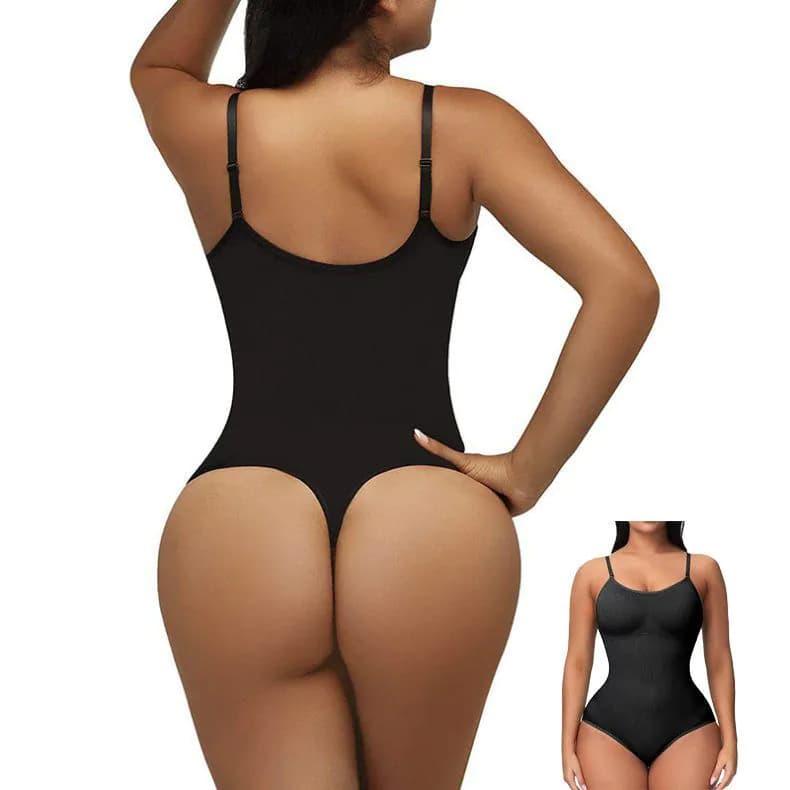 image-Women's Suspender Jumpsuit Fashion Casual Seamless Slim Body-shaping Corsets Bodysuit