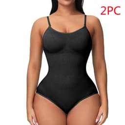 image-Women's Suspender Jumpsuit Fashion Casual Seamless Slim Body-shaping Corsets Bodysuit