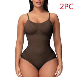 image-Women's Suspender Jumpsuit Fashion Casual Seamless Slim Body-shaping Corsets Bodysuit