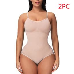 image-Women's Suspender Jumpsuit Fashion Casual Seamless Slim Body-shaping Corsets Bodysuit