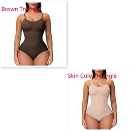 image-Women's Suspender Jumpsuit Fashion Casual Seamless Slim Body-shaping Corsets Bodysuit