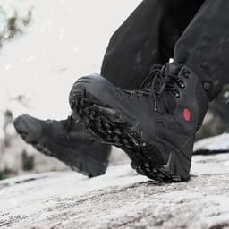 image-Men's Export Winter Camping Combat Military Fleece-lined Warm Snow Outdoor Climbing Boots Training Shoes
