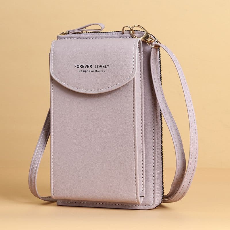 image-Mobile Phone Crossbody Bags Clutch Large Capacity Long Wallet Shoulder Bag Women